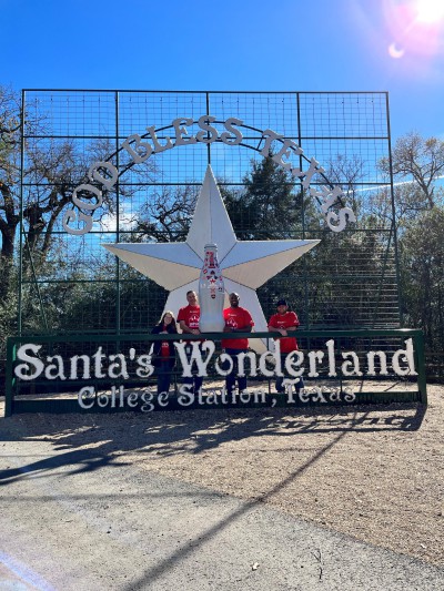 Bryan heroes say “goodbye” to the Recognition Roadtrip Bottle on Jan. 12, 2022.