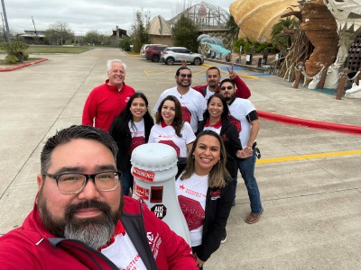 McAllen heroes and the Recognition Roadtrip Bottle explored BobzWorld on March 9, 2022. The prehistoric adventure park offers guests the chance to take a journey through time, seeing volcanoes, dinosaurs and pirate ships – as the park’s motto says, “You gotta see it to believe it!”